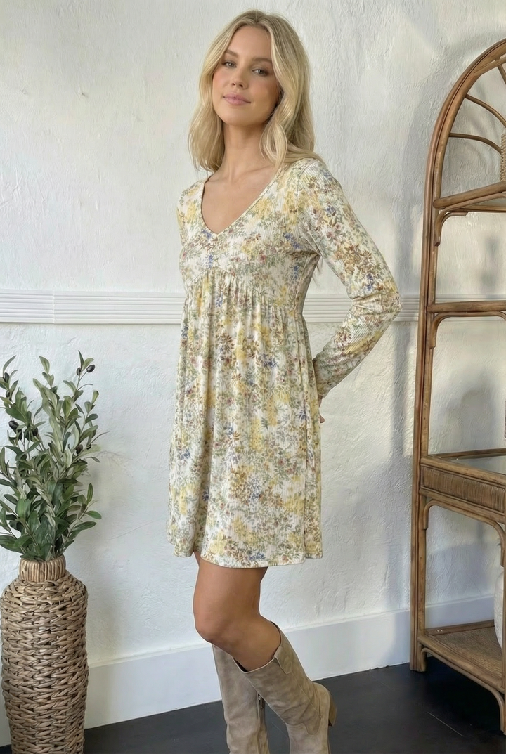 Timeless Romantic V-Neck Dress