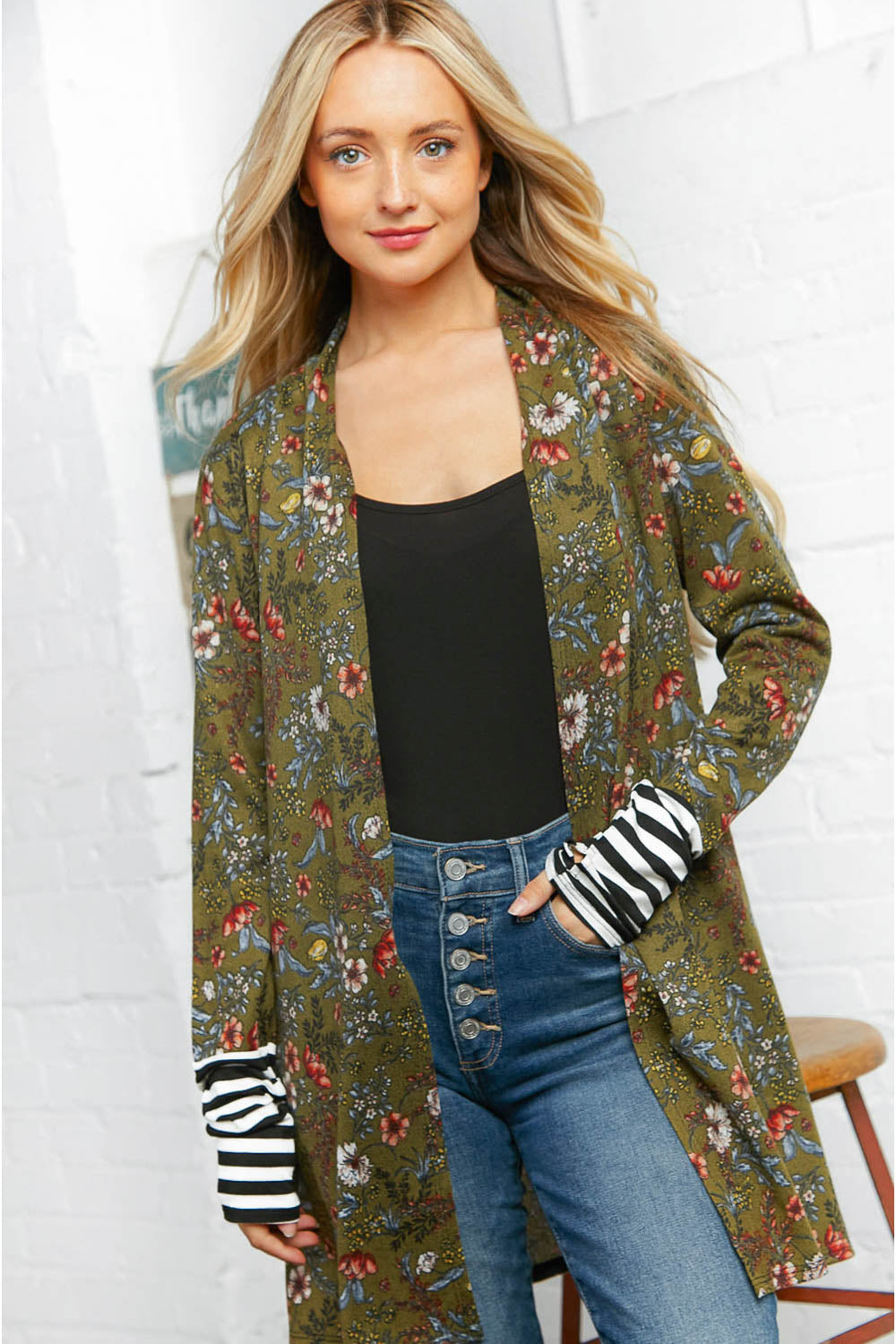 Whisk Me Away Cardigan with Thumbholes