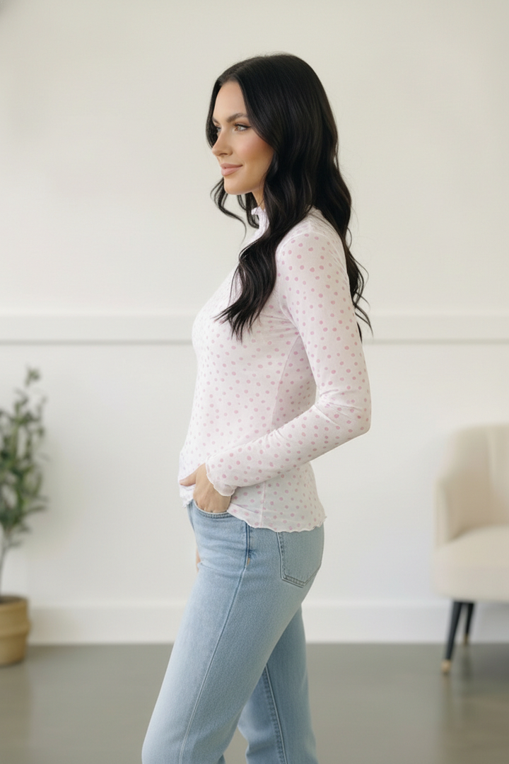 Sweetheart Whisper Mesh Top    Joy & Country