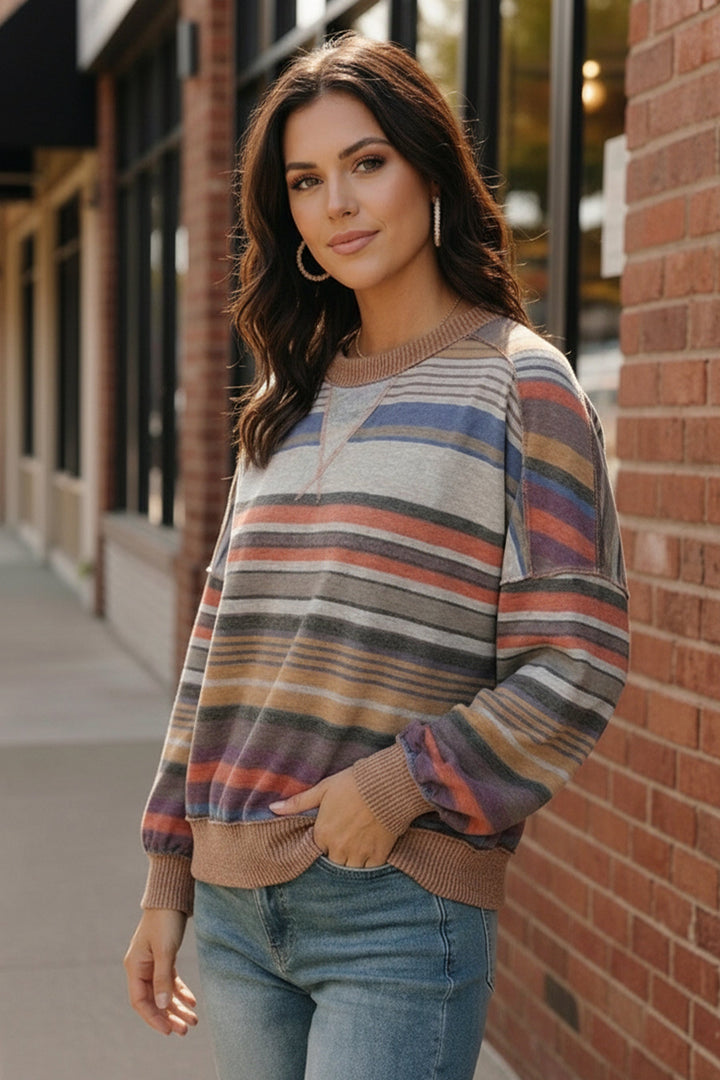 Warm Wanderer Pullover Top    Joy & Country