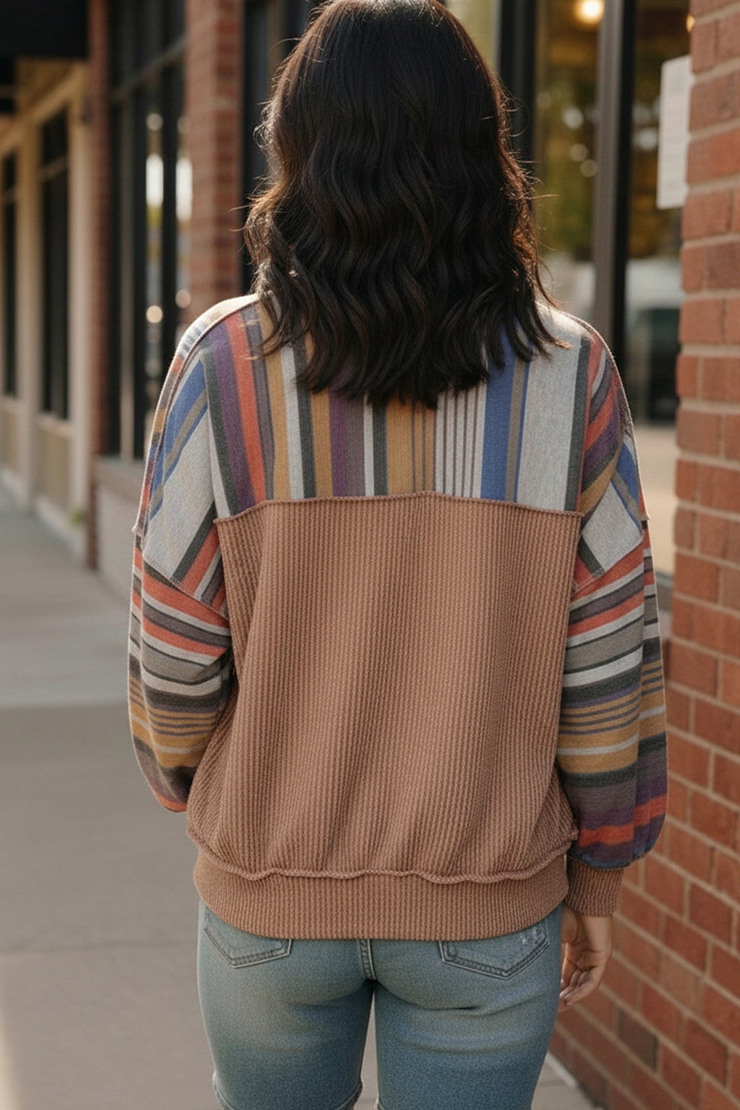 Warm Wanderer Pullover Top    Joy & Country