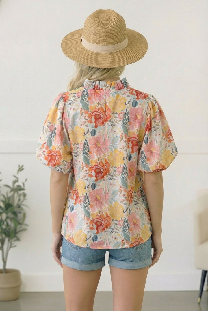 Singing in Spring Floral Top    Joy & Country
