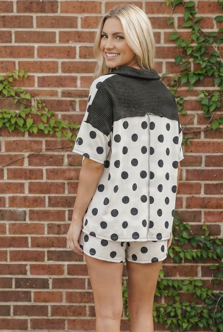 Spot On Darling Polka Dot Two Piece Set    Joy & Country