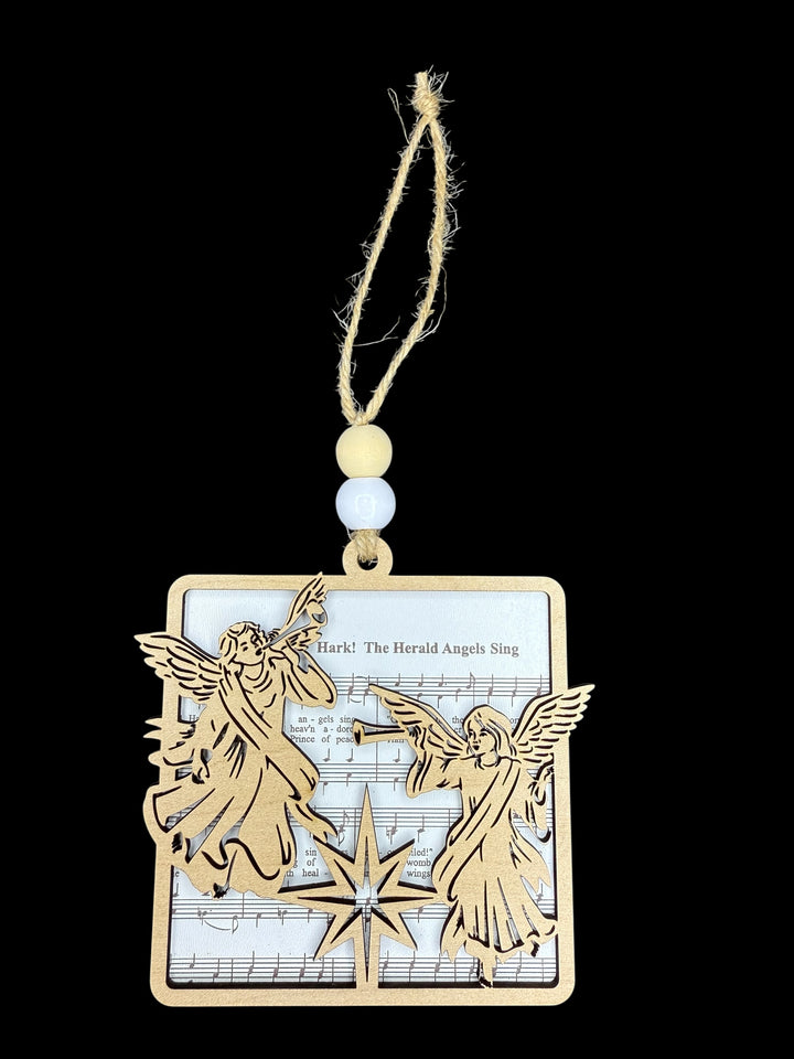 [PRE-ORDER] Handmade Maple Wood 3D Square Nativity Scene Ornaments | Made in the USA [SHIPS IN 1-2 WEEKS]