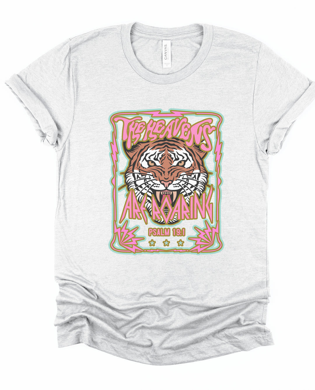 The Heavens Are Roaring Psalm 19:1 - Unisex Crew-Neck Tee - Joy & Country