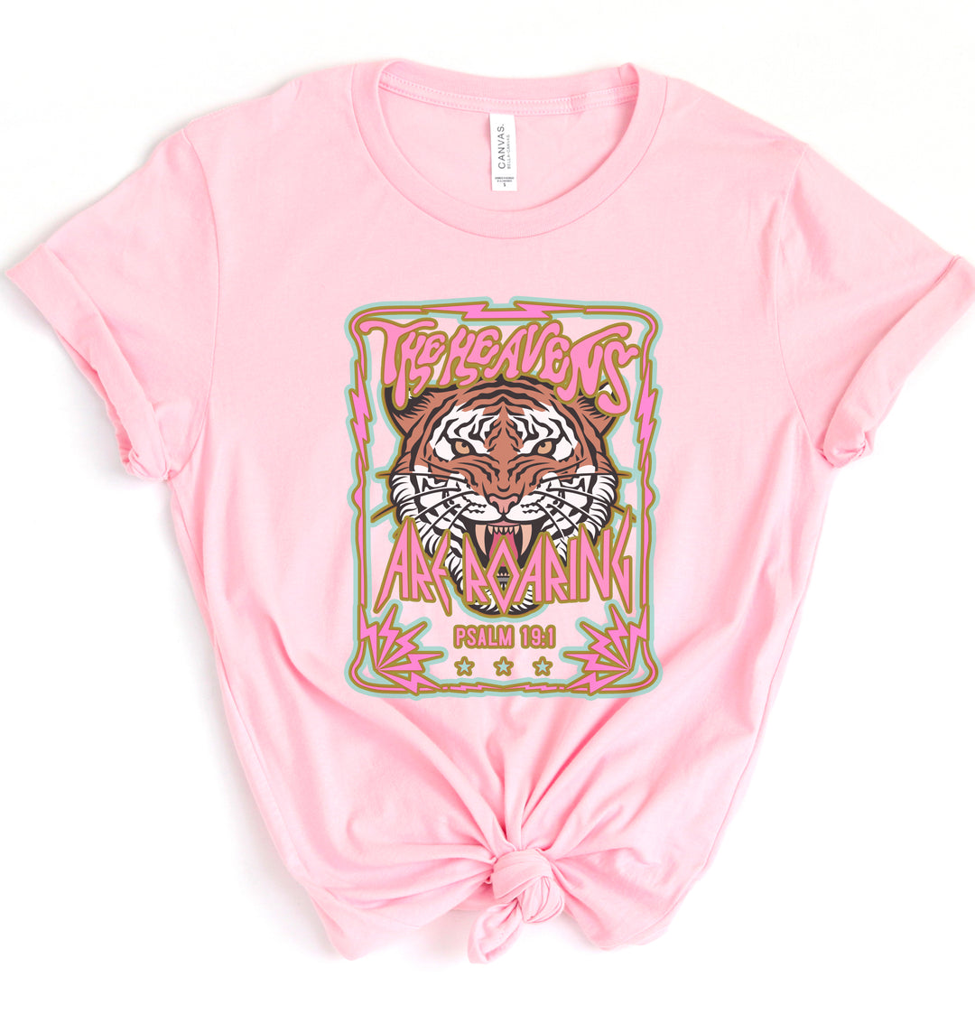 The Heavens Are Roaring Psalm 19:1 - Unisex Crew-Neck Tee - Joy & Country