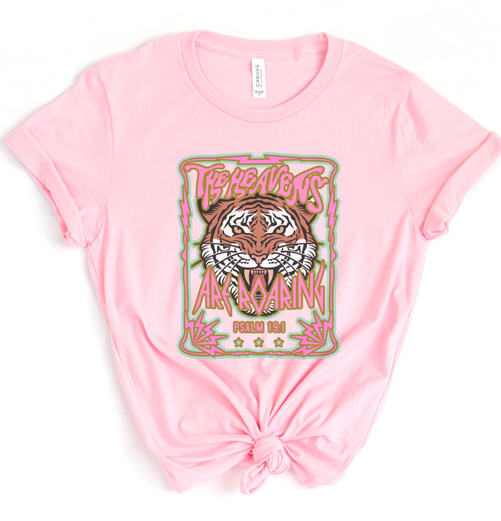 The Heavens Are Roaring Psalm 19:1 - Unisex Crew-Neck Tee - Joy & Country