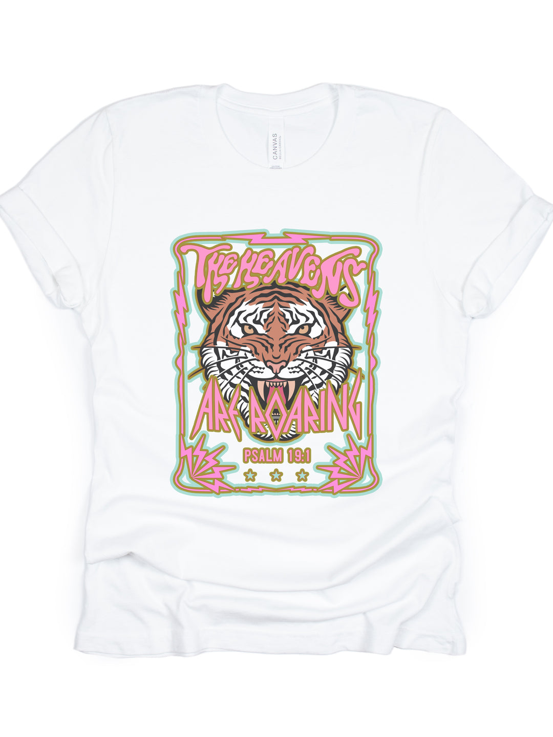 The Heavens Are Roaring Psalm 19:1 - Unisex Crew-Neck Tee - Joy & Country