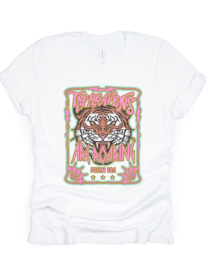 The Heavens Are Roaring Psalm 19:1 - Unisex Crew-Neck Tee - Joy & Country