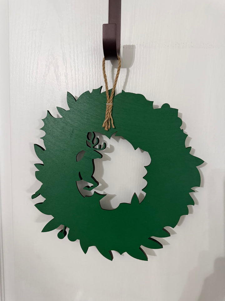 [PRE-ORDER] Christmas 3D Handmade Wooden Wreaths | Made in the USA [SHIPS IN 1-2 WEEKS]