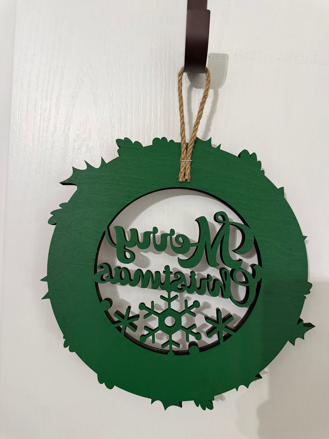 [PRE-ORDER] Christmas 3D Handmade Wooden Wreaths | Made in the USA [SHIPS IN 1-2 WEEKS]