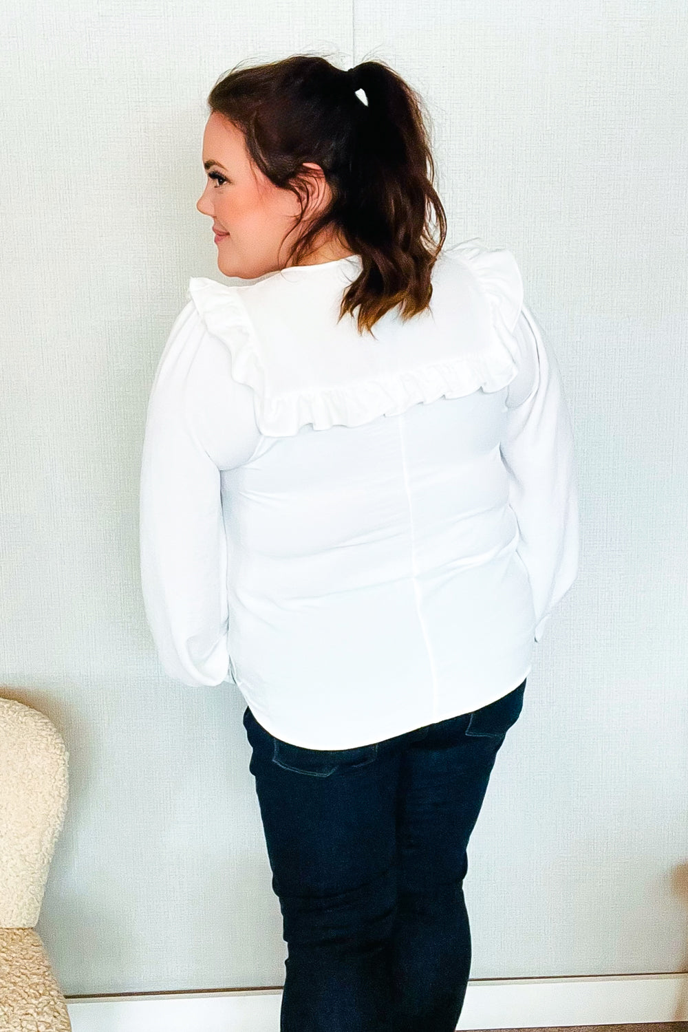 Center Stage Ruffle Blouse - Joy & Country