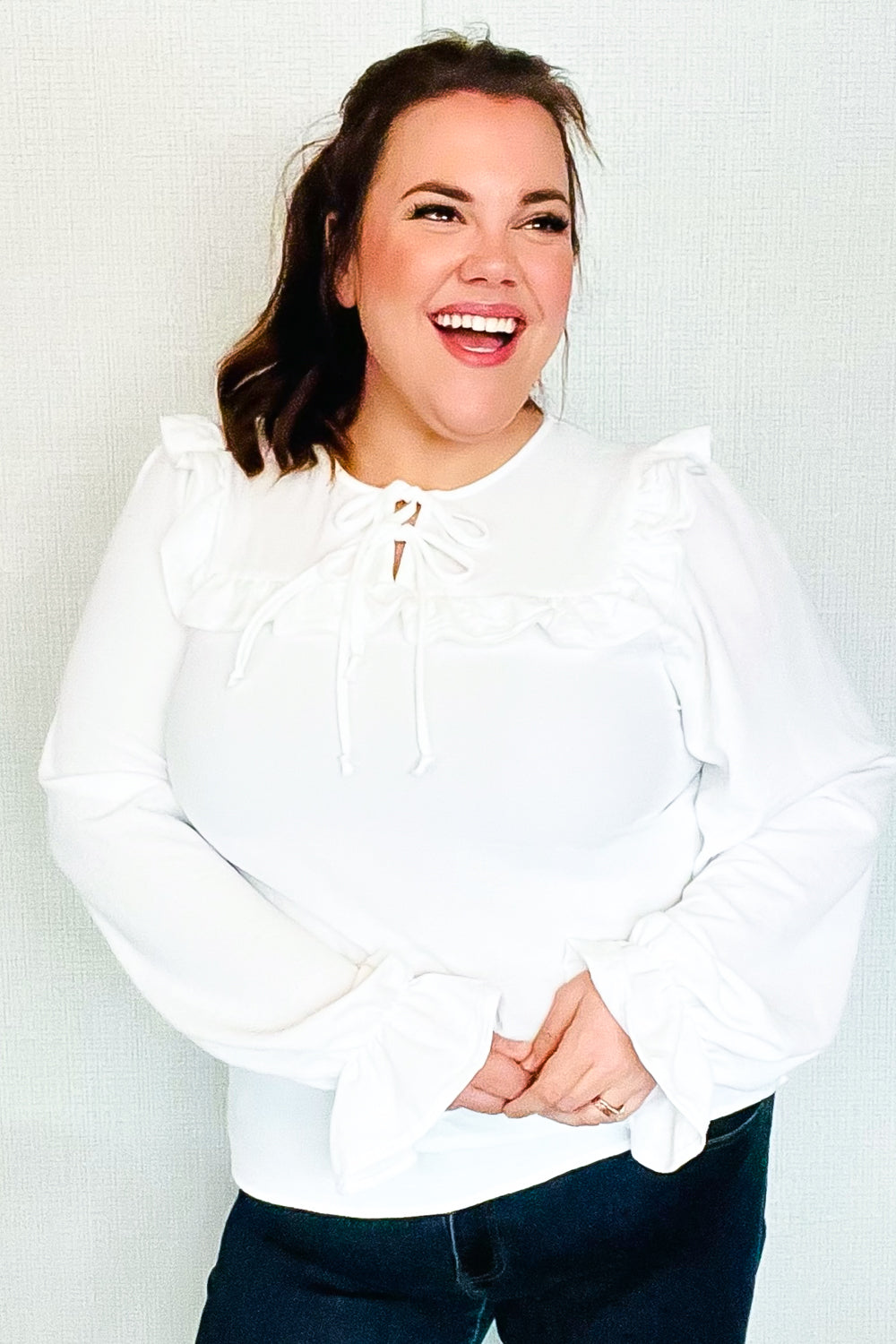 Center Stage Ruffle Blouse - Joy & Country