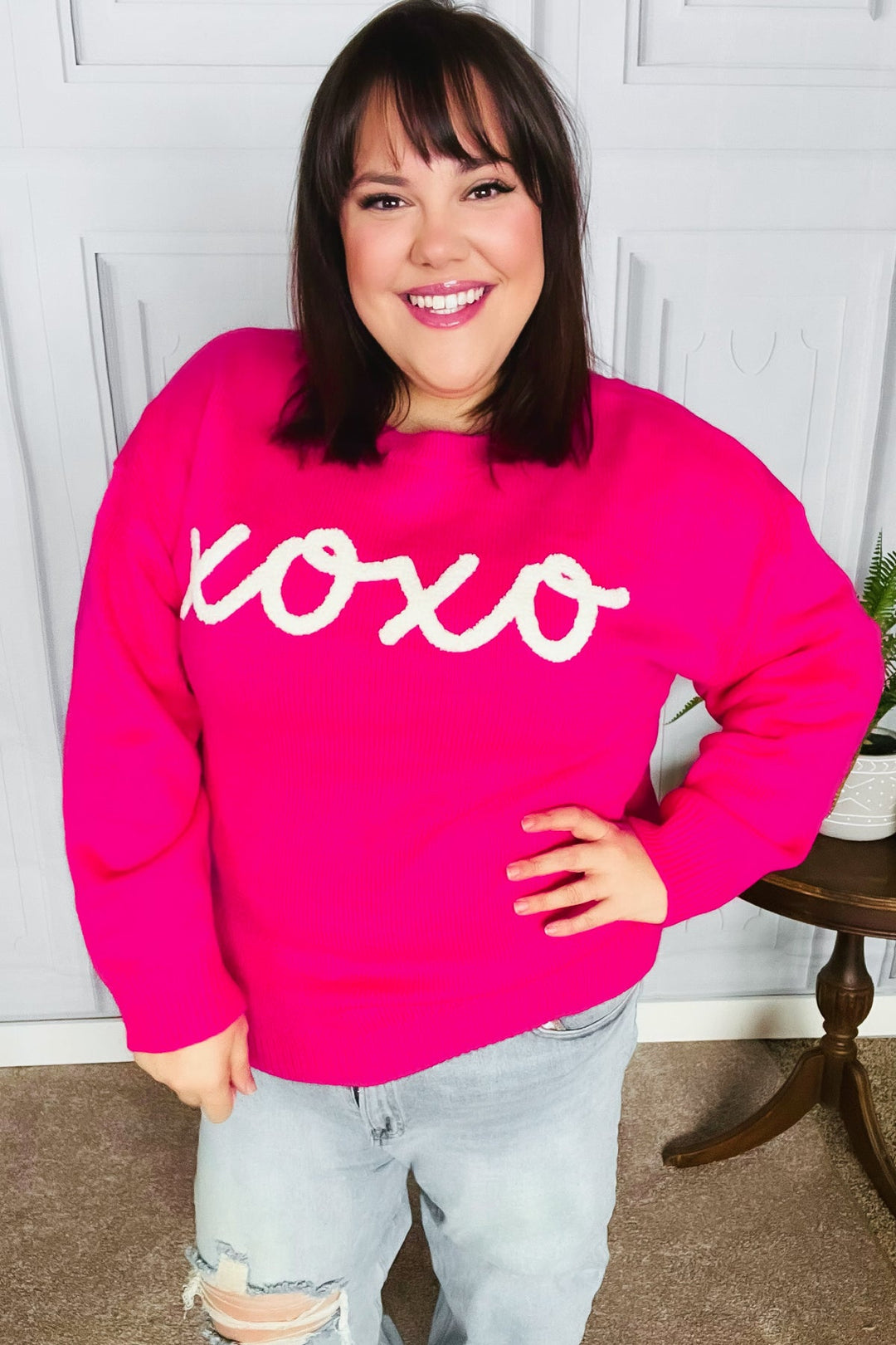 Love Pop - Embroidered Sweater