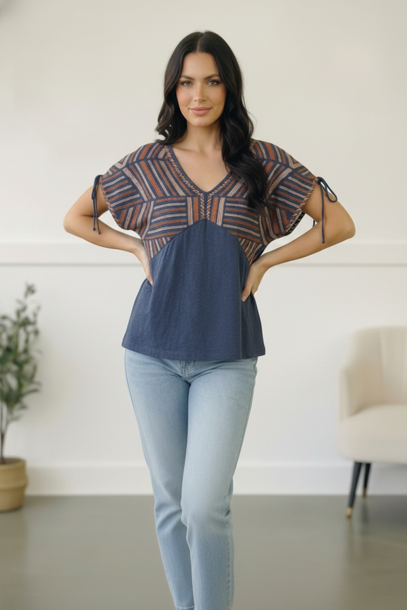 Midnight Mesa Boho Top    Joy & Country