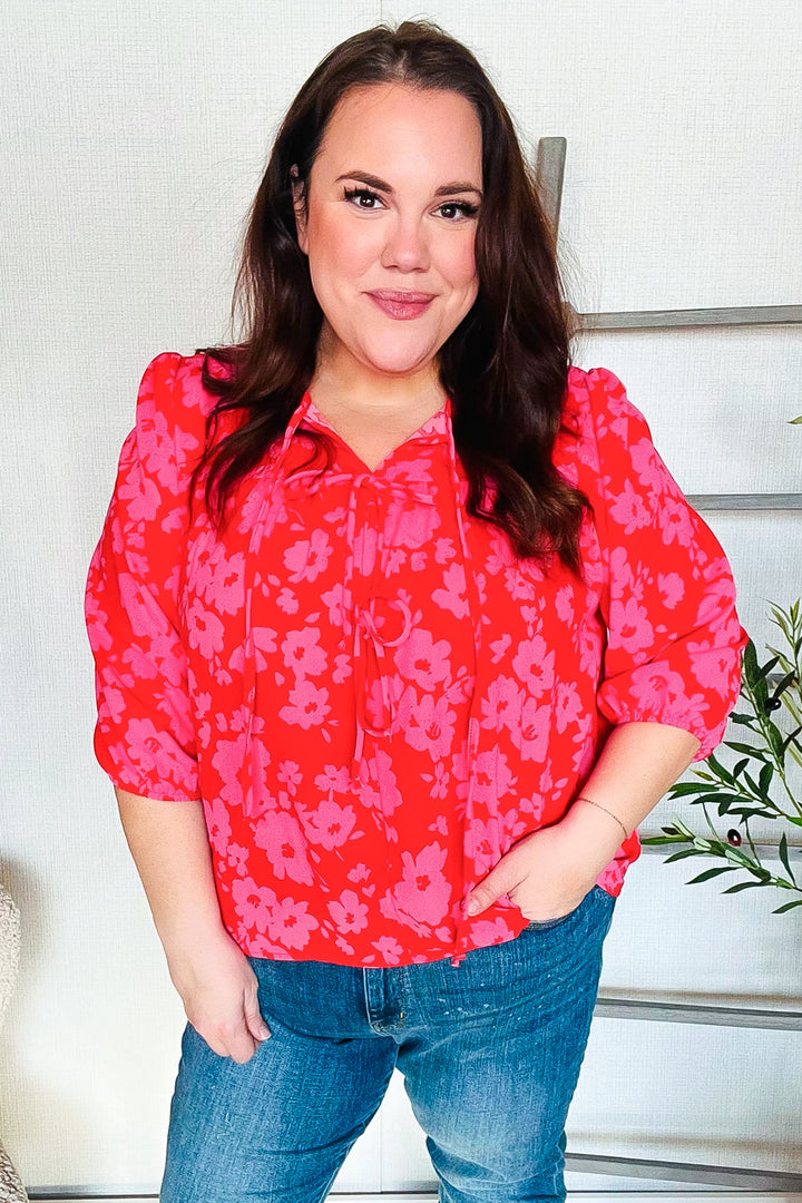 Stand Out Floral Blouse   Shirts & Tops Joy & Country