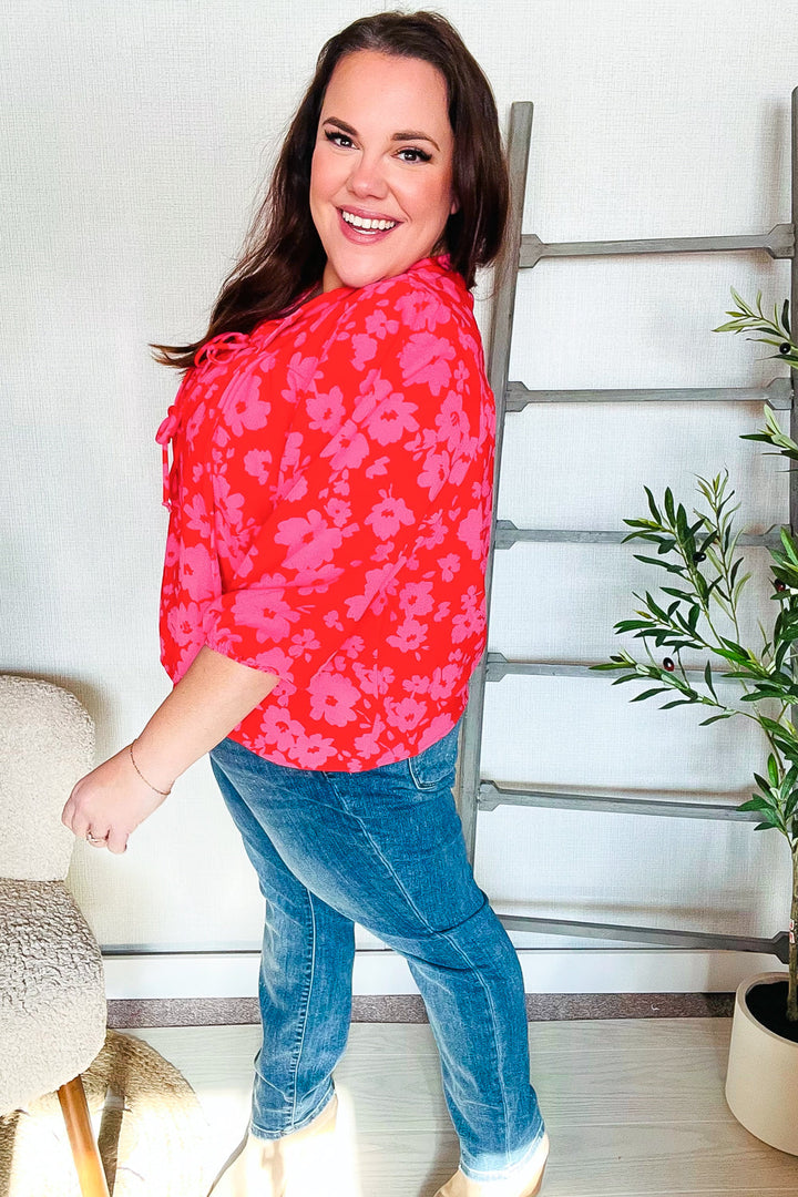 Stand Out Floral Blouse   Shirts & Tops Joy & Country