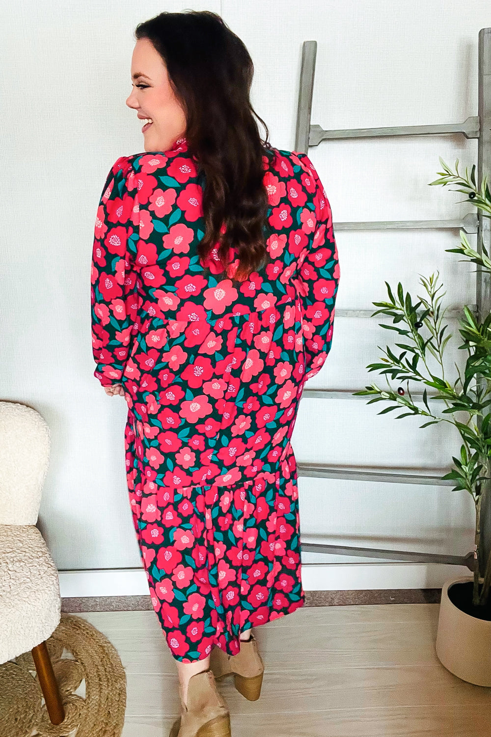 Speak Joy - Bow-Tie Babydoll Maxi Dress - Joy & Country