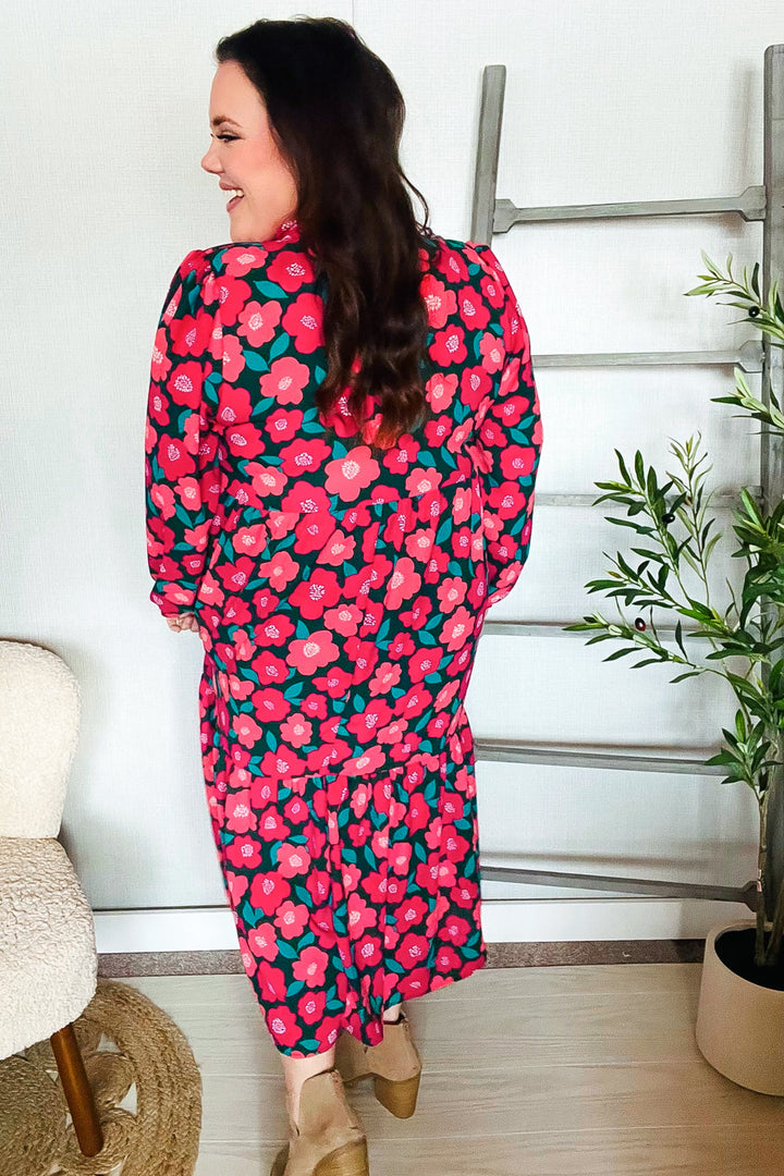 Speak Joy - Bow-Tie Babydoll Maxi Dress - Joy & Country