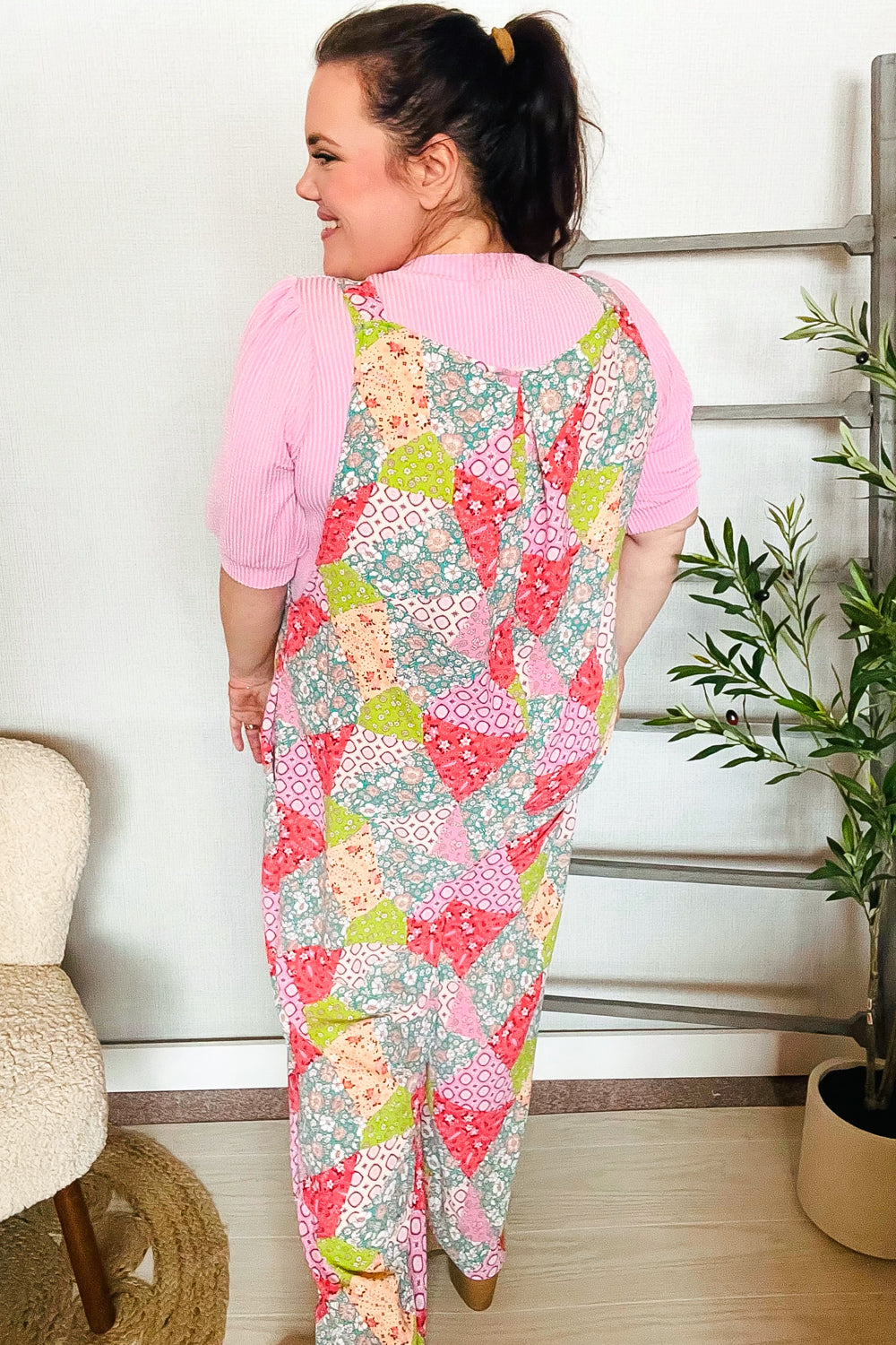 It's A New Day - Boho Patchwork Jumpsuit - Joy & Country