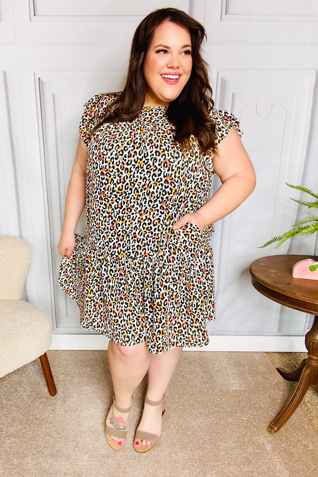 Fiercely Bold - Leopard Print Dress - Joy & Country