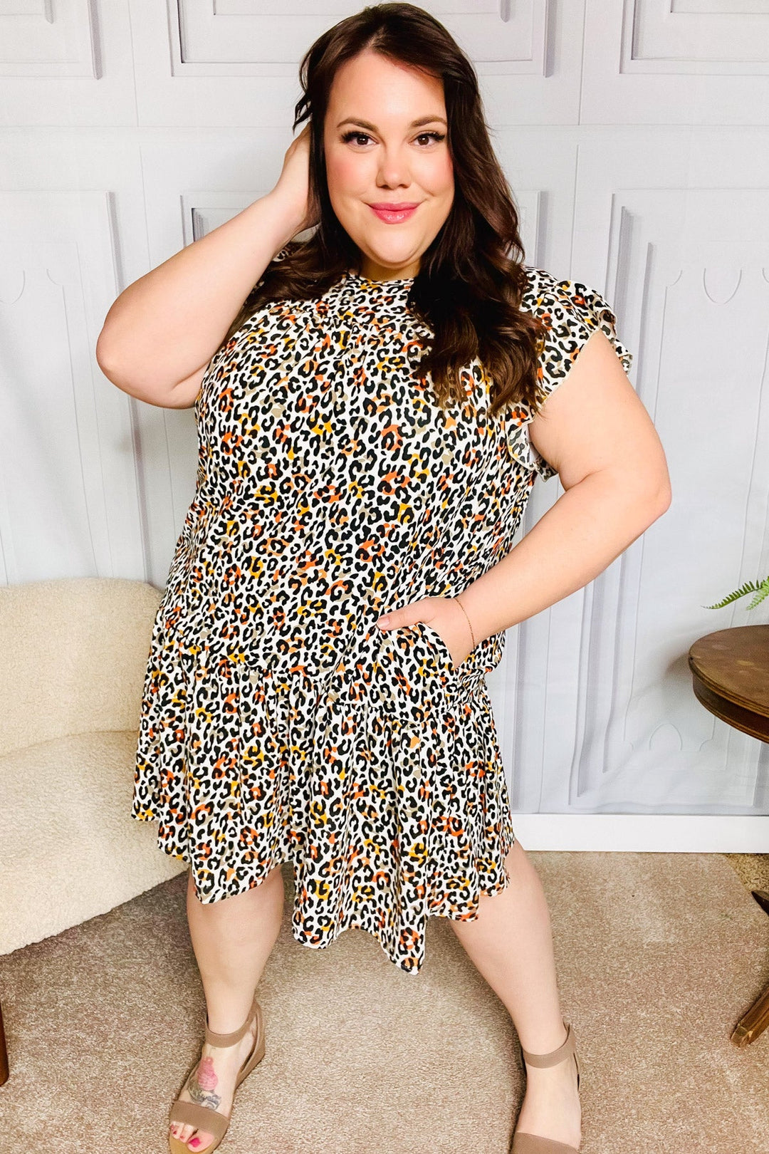 Fiercely Bold - Leopard Print Dress - Joy & Country