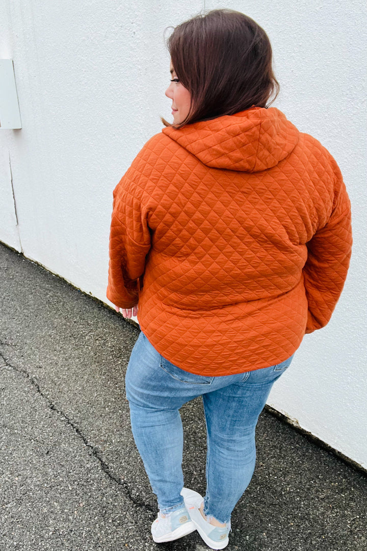 Feeling Confident Quilted Hoodie