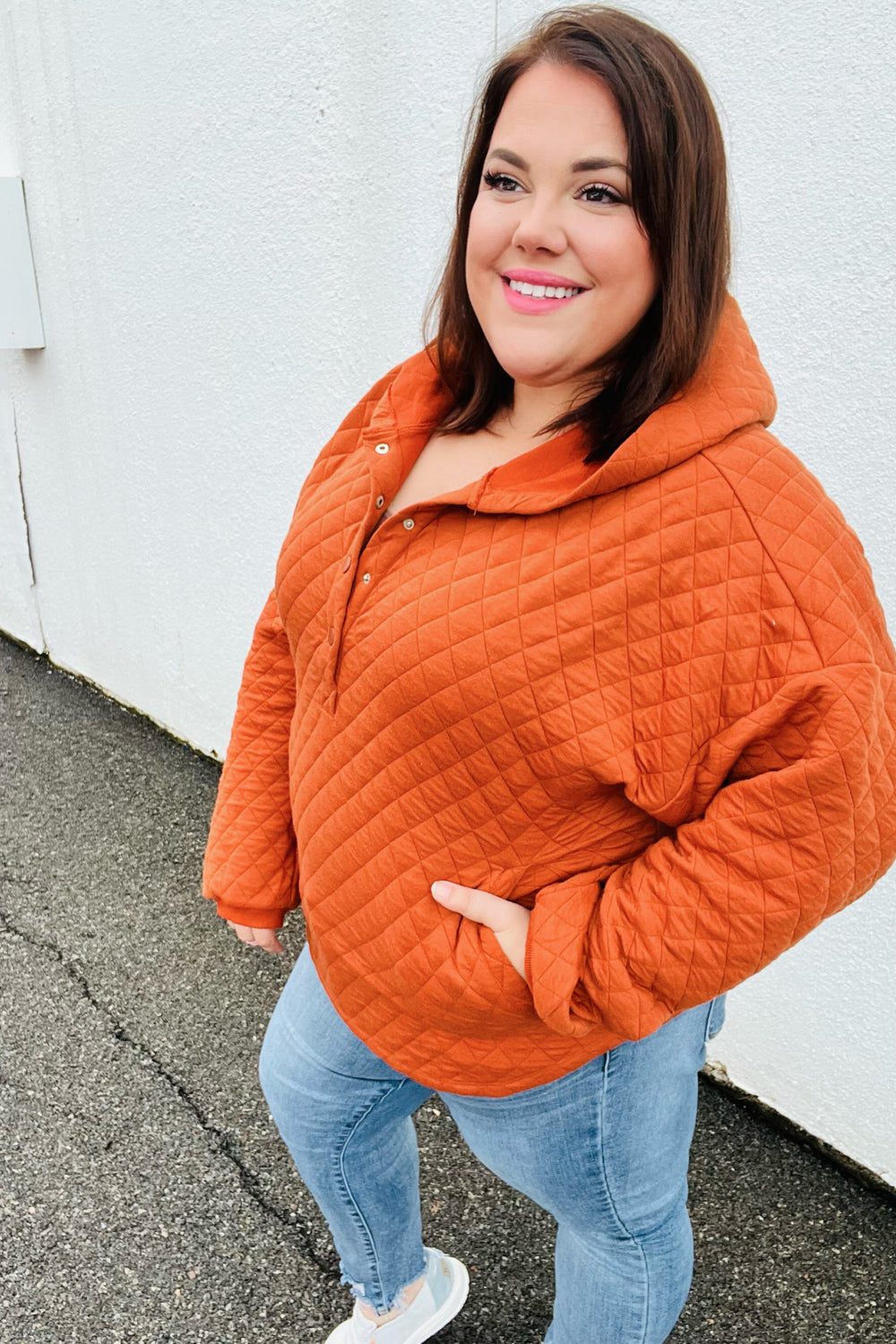 Feeling Confident Quilted Hoodie