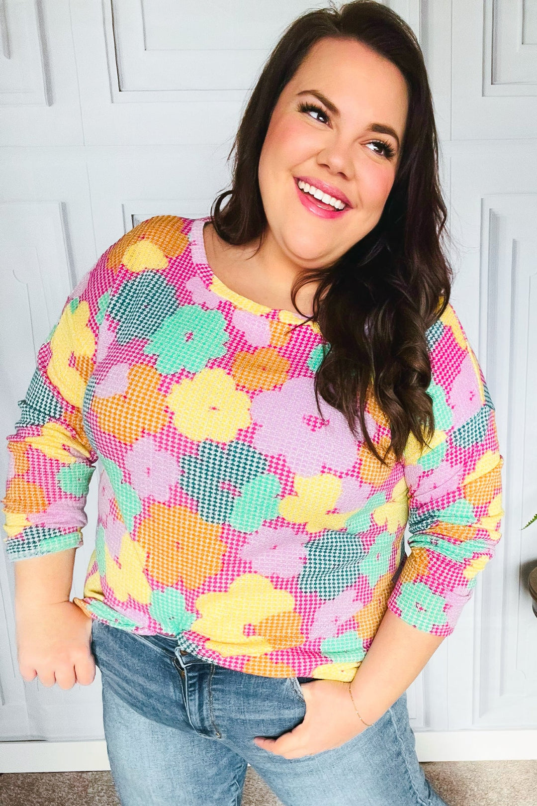 Feeling Bold - Floral Vintage-Style Top