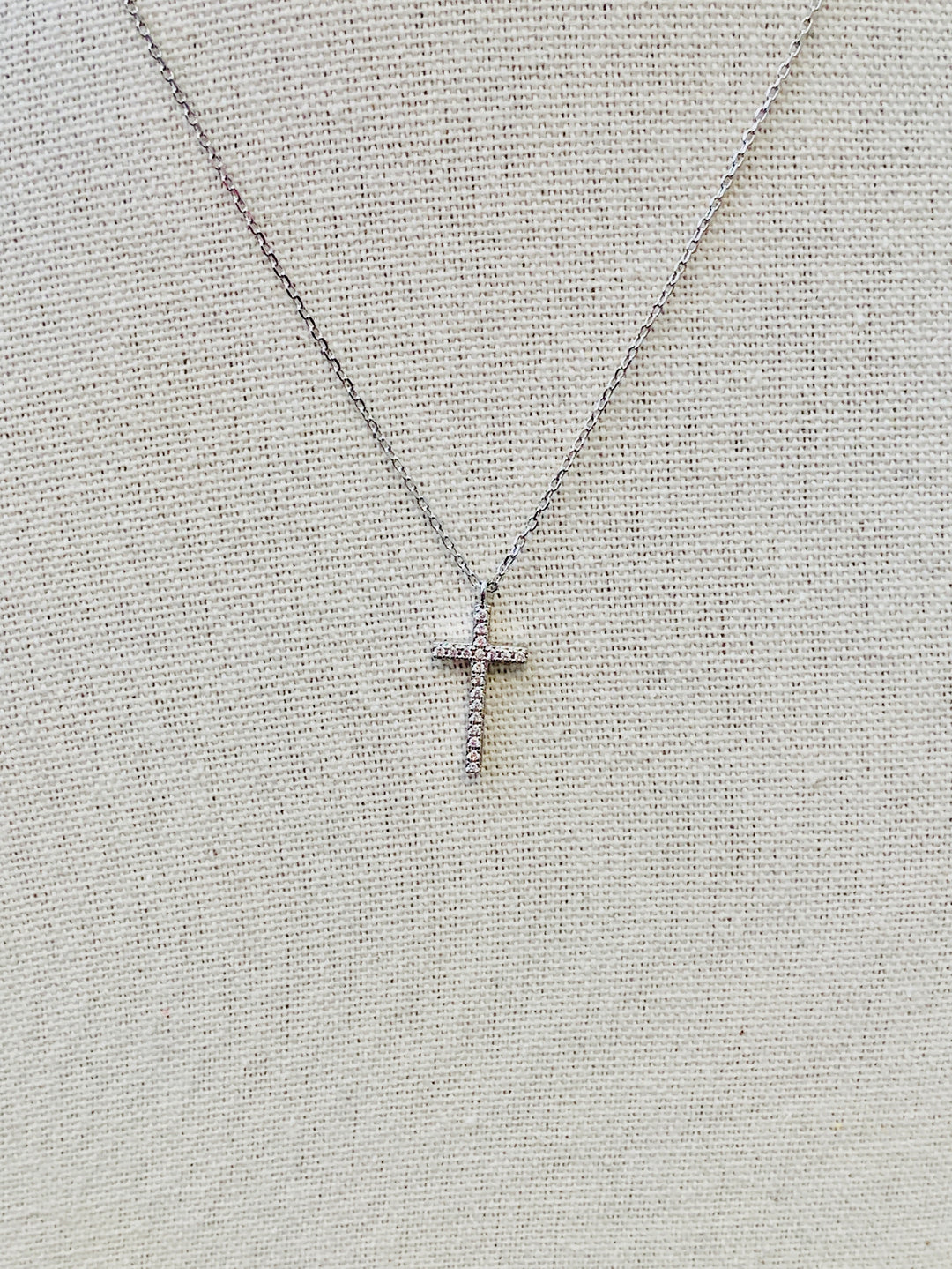 Made For More Pave Cross Necklace