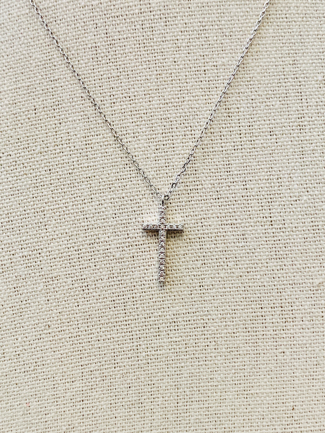 Made For More Pave Cross Necklace