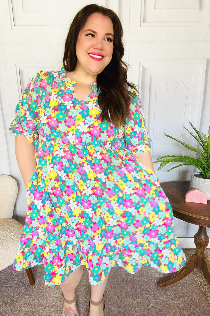 Embrace The Day Floral Dress