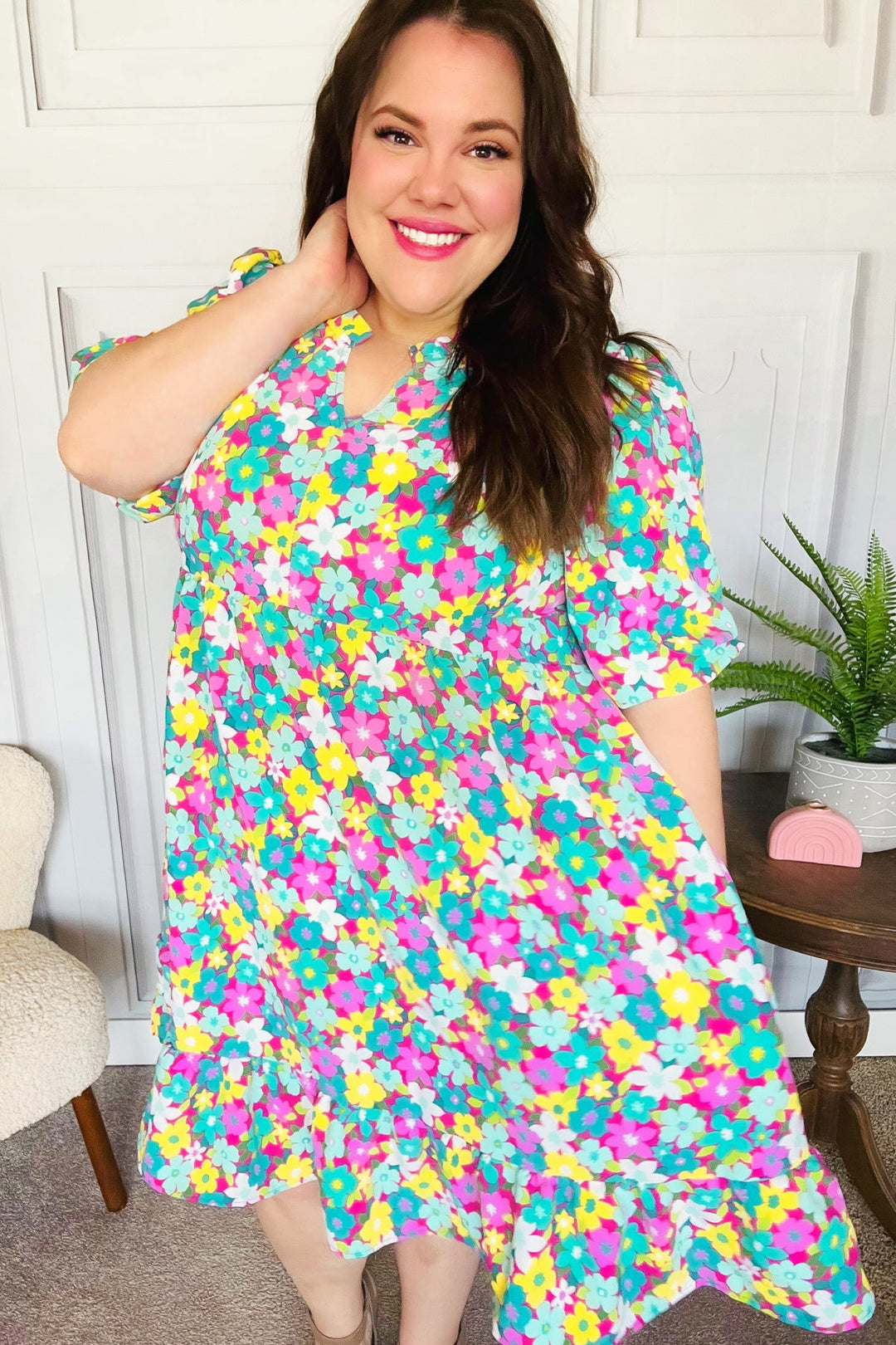 Embrace The Day Floral Dress