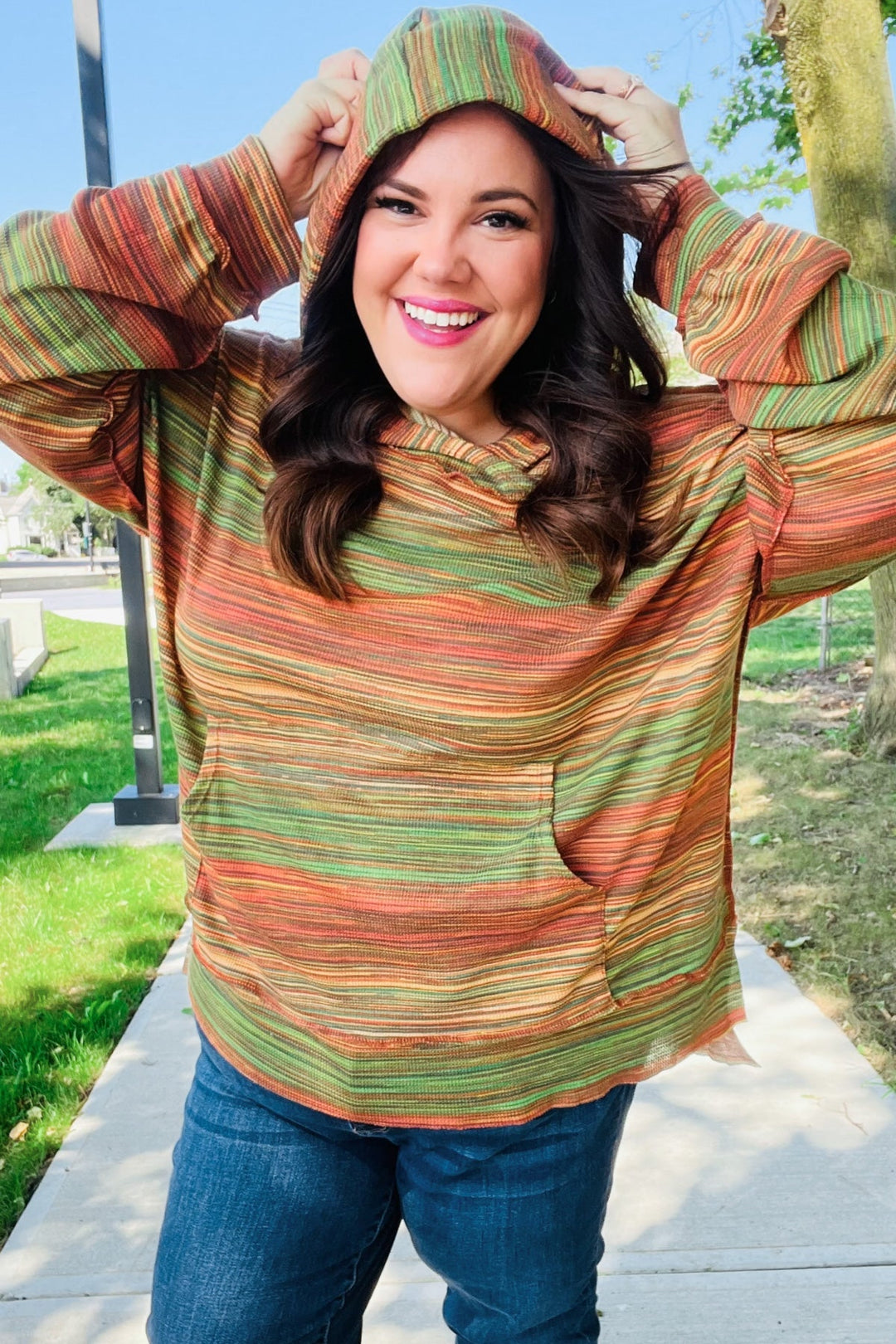 Hits The Spot Thermal Hoodie   Shirts & Tops Joy & Country