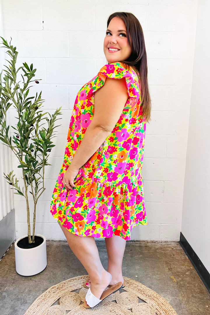 Summer Lovin' Floral Tiered Dress - Joy & Country