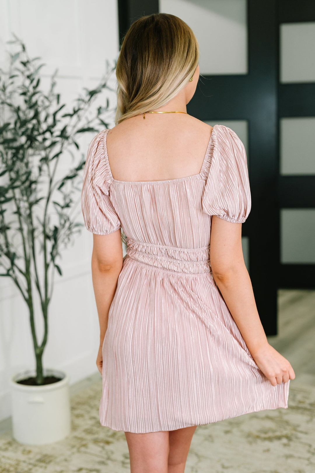 It's For the Aesthetic Balloon Sleeve Dress   Dresses Joy & Country