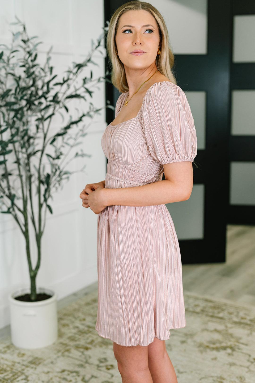 It's For the Aesthetic Balloon Sleeve Dress   Dresses Joy & Country