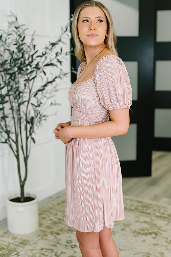 It's For the Aesthetic Balloon Sleeve Dress   Dresses Joy & Country