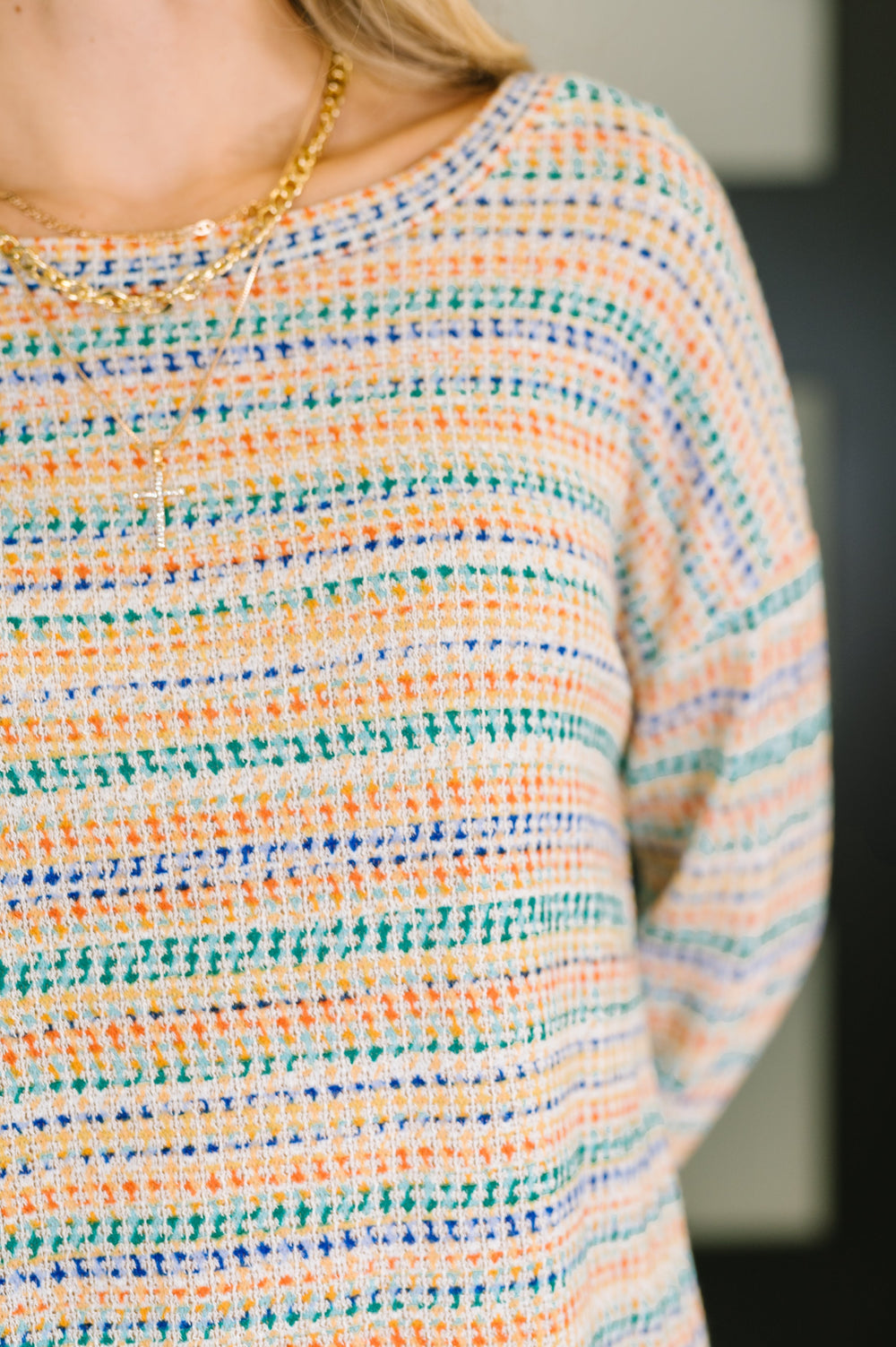 Just About Right Top in Multi   Womens Joy & Country