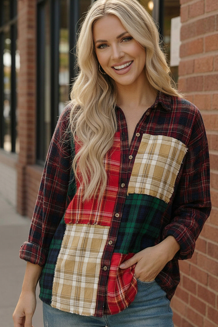 All the Plaids Button Up    Joy & Country