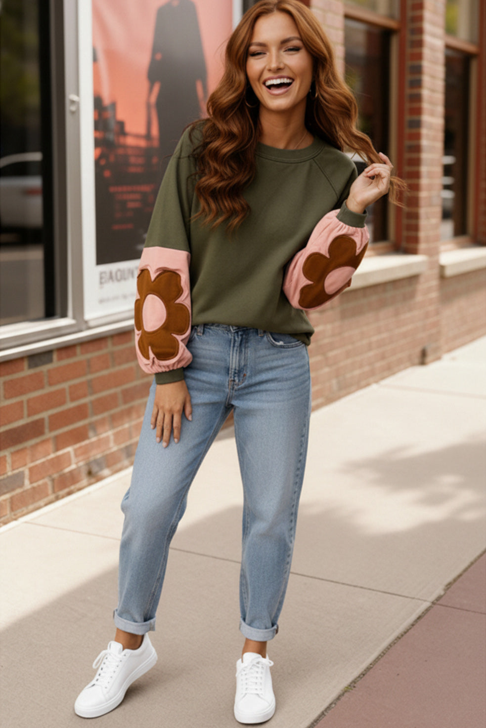 Sweetheart Sleeves Cozy Sweatshirt    Joy & Country