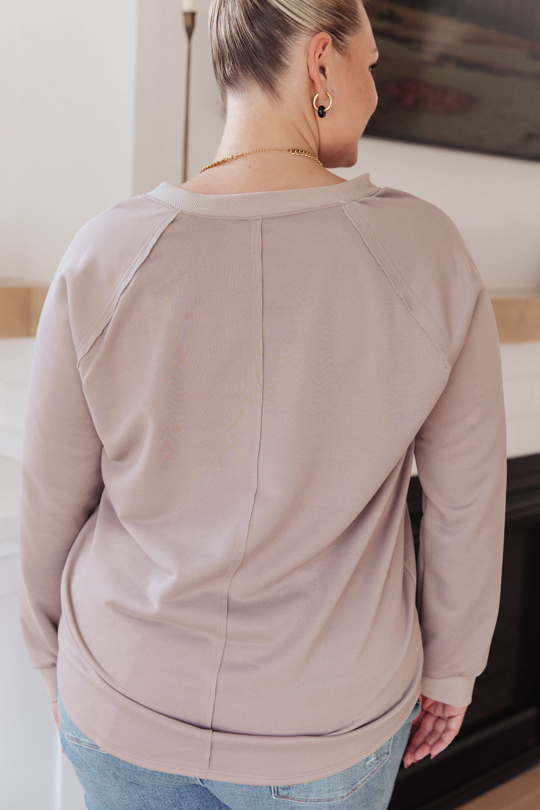 Less Conversation V-Neck Top   Tops Joy & Country