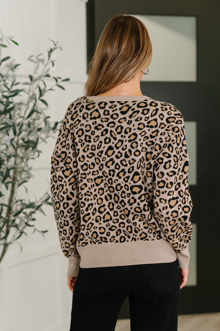Lil' Sass Never Hurt Leopard Print Pullover   Womens Joy & Country