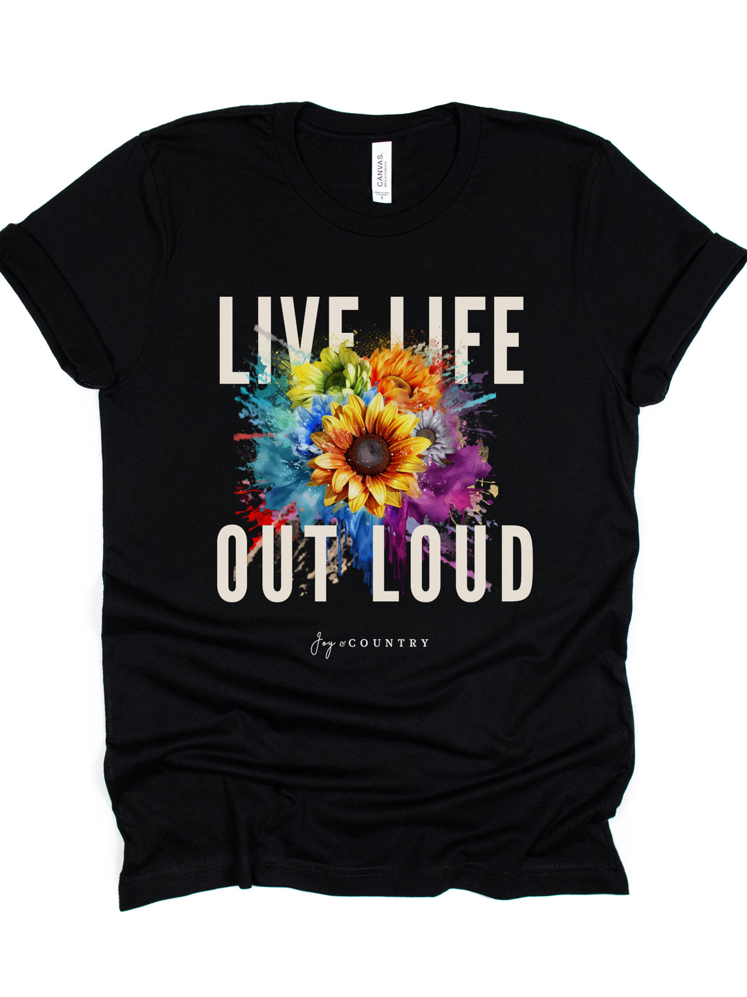 Live Life Out Loud - Unisex Crew-Neck Tee