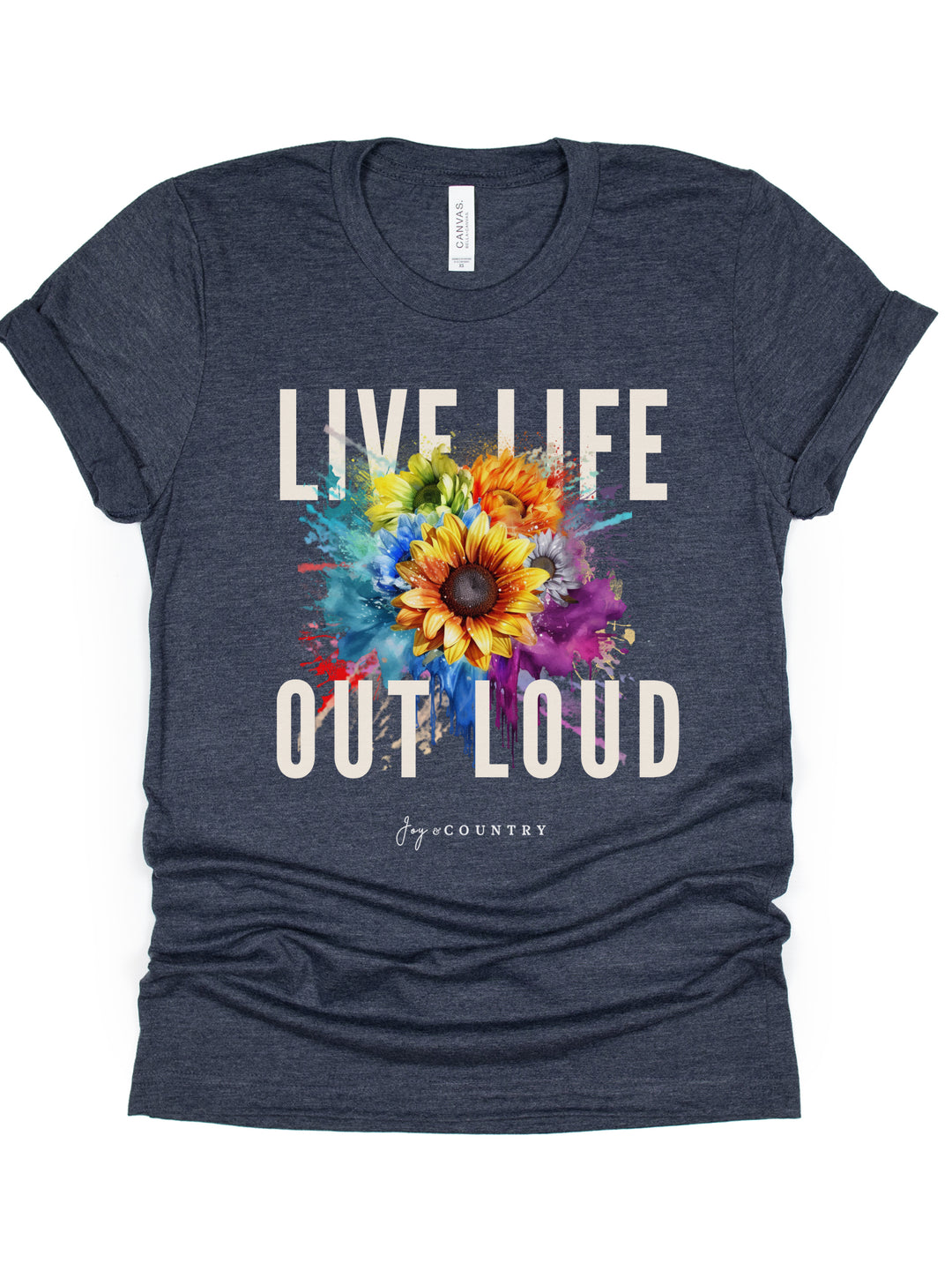 Live Life Out Loud - Unisex Crew-Neck Tee