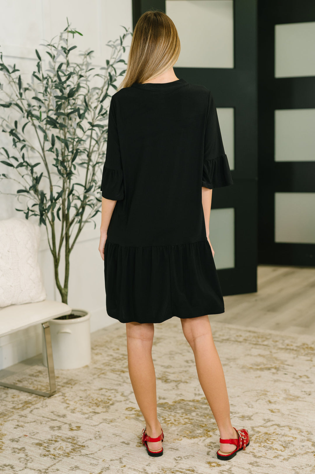 Lizzy Sunday Dress in Black   Womens Joy & Country