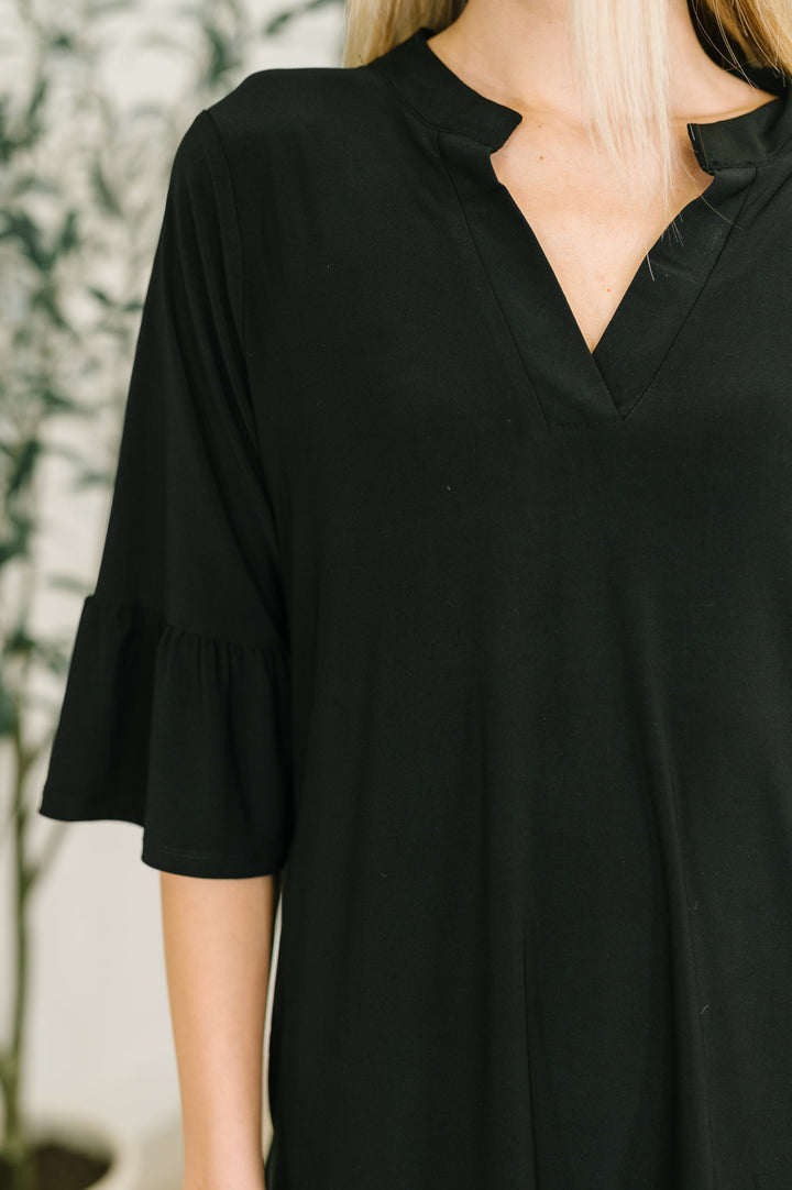 Lizzy Sunday Dress in Black   Womens Joy & Country