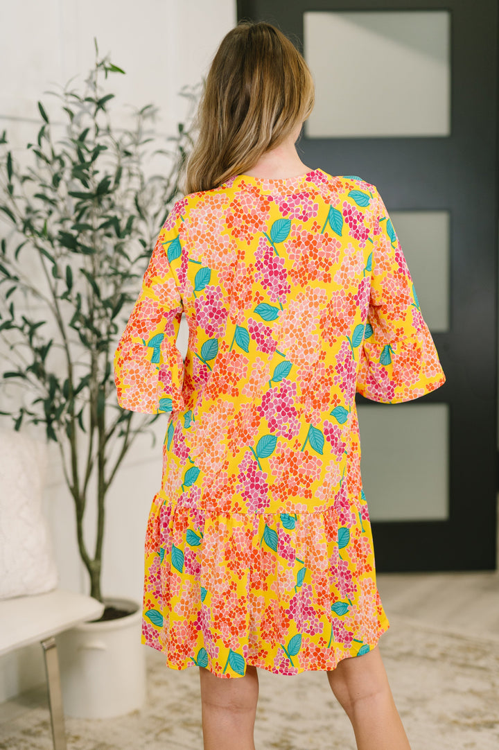 Lizzy Sunday Dress in Leaf Multi Floral- 3/3/2026 NEW   Womens Joy & Country