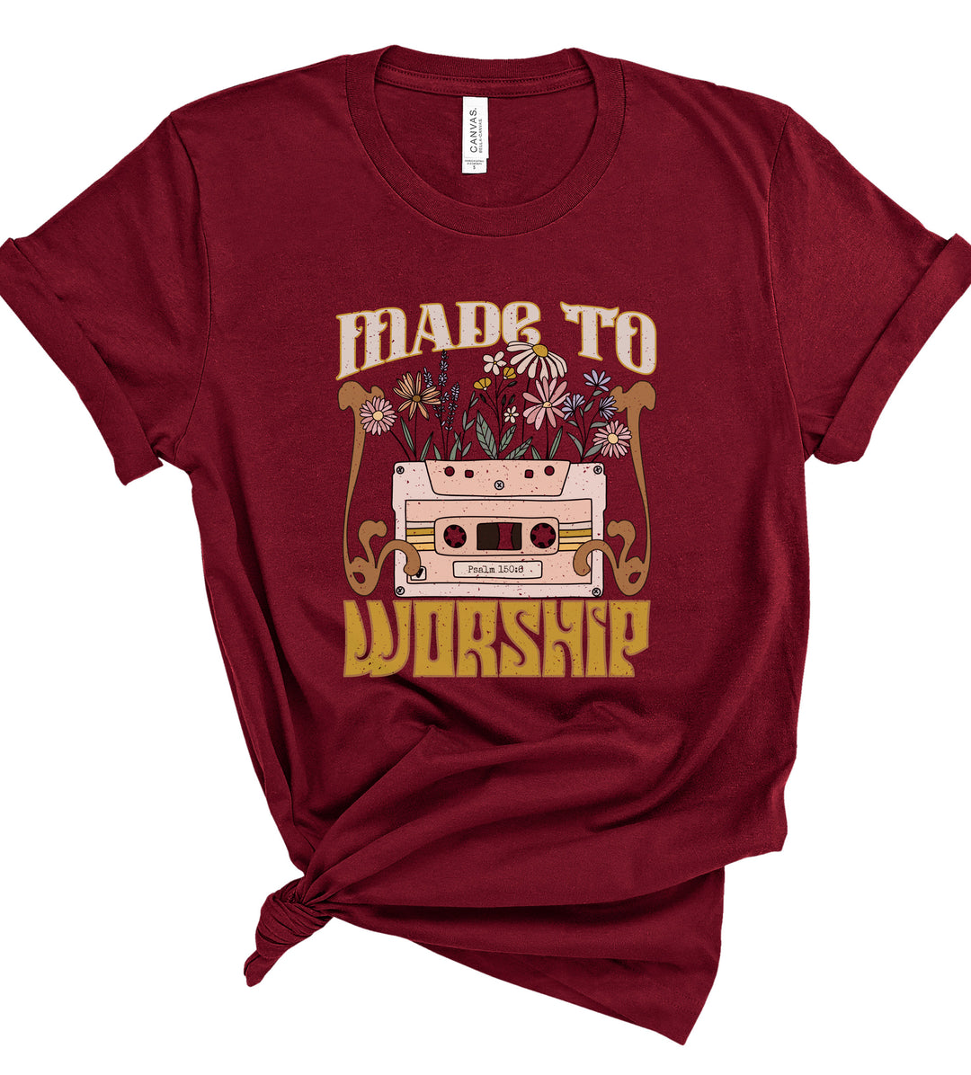 Made To Worship Retro - Unisex Crew-Neck Tee - Joy & Country