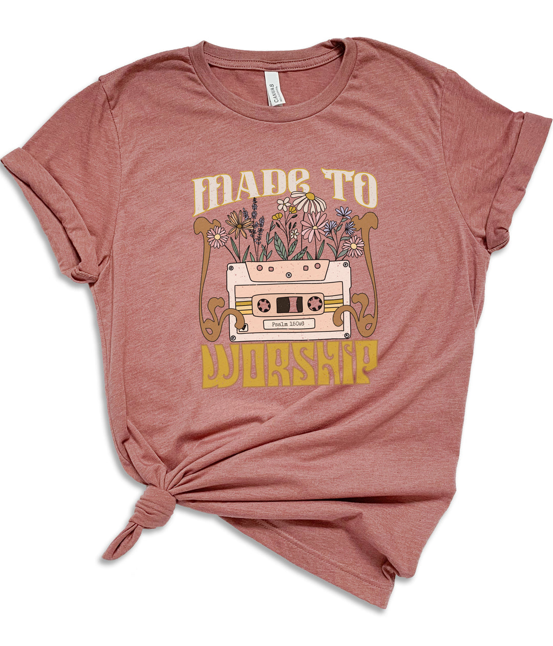 Made To Worship Retro - Unisex Crew-Neck Tee - Joy & Country